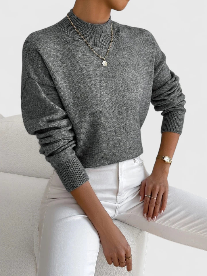 Isla Mock Neck Sweater