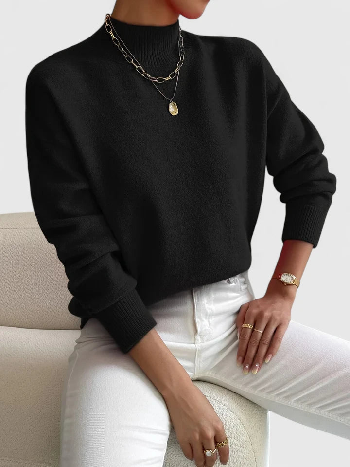 Isla Mock Neck Sweater