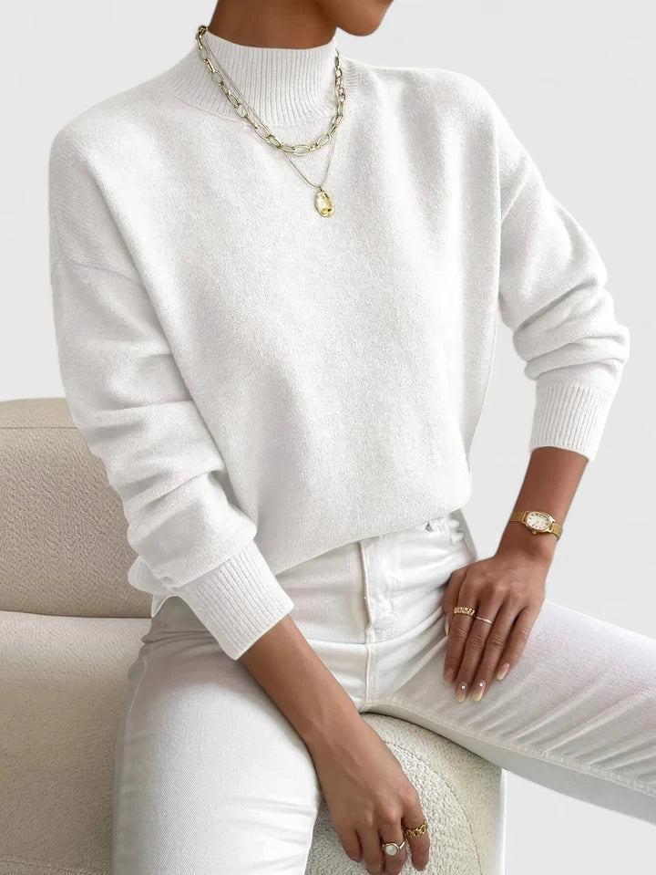 Isla Mock Neck Sweater