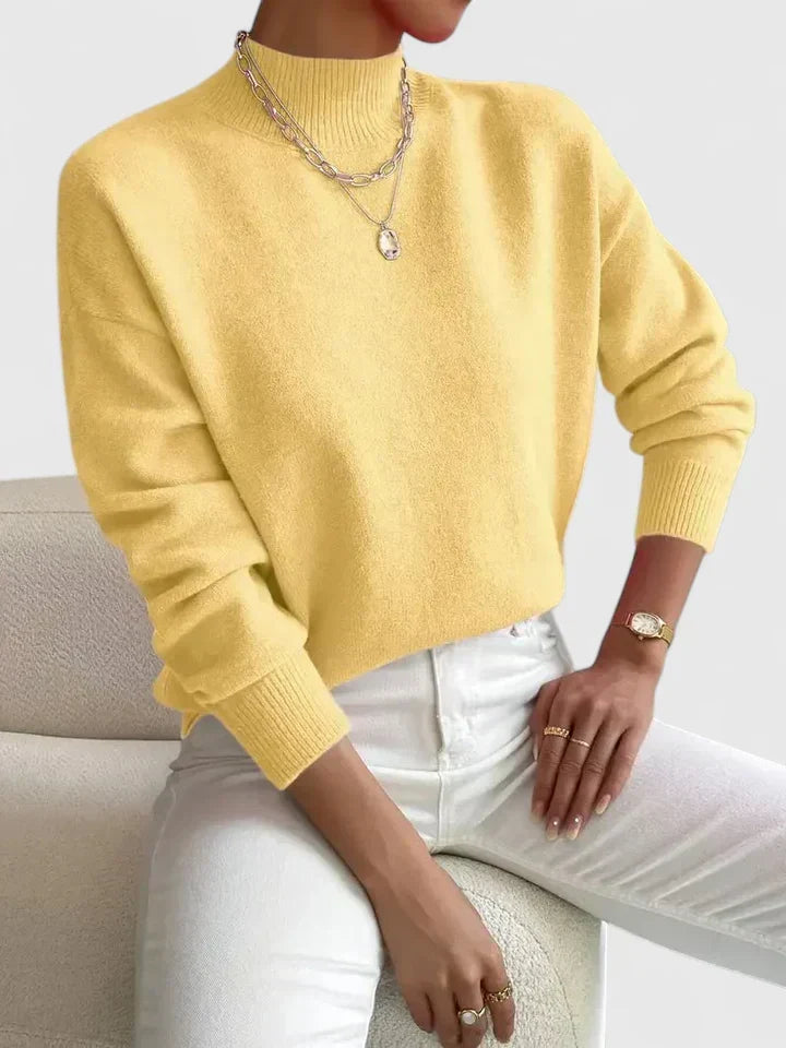 Isla Mock Neck Sweater