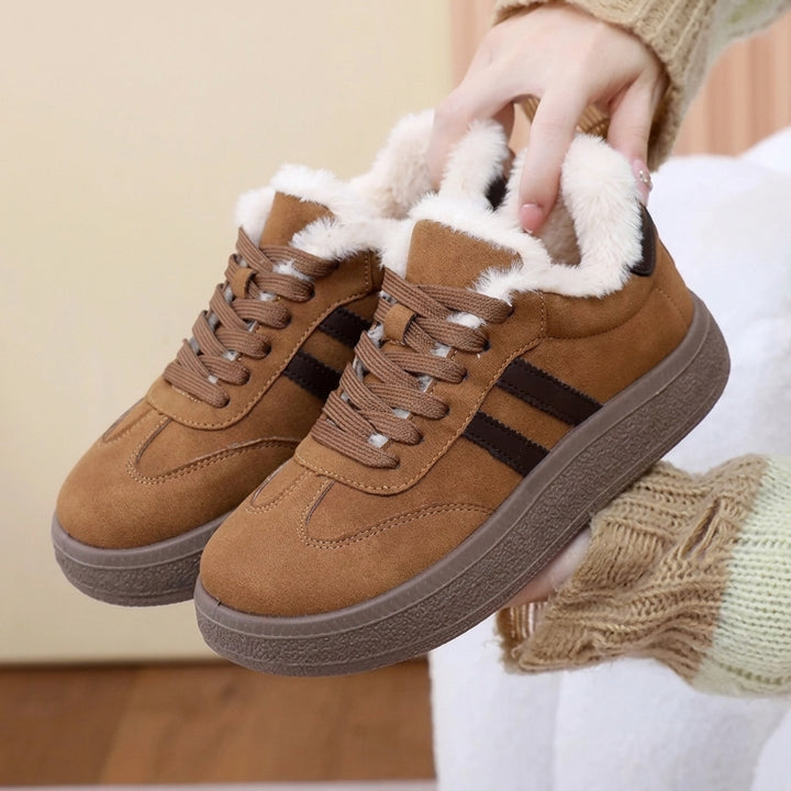 Rebecca Fur-Lined Sneakers