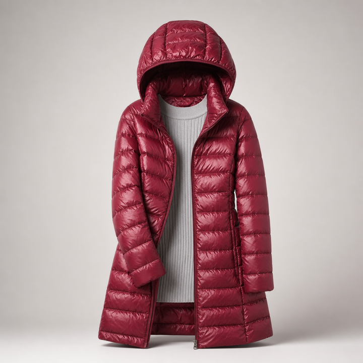 Sophia Quilted Hooded Coat