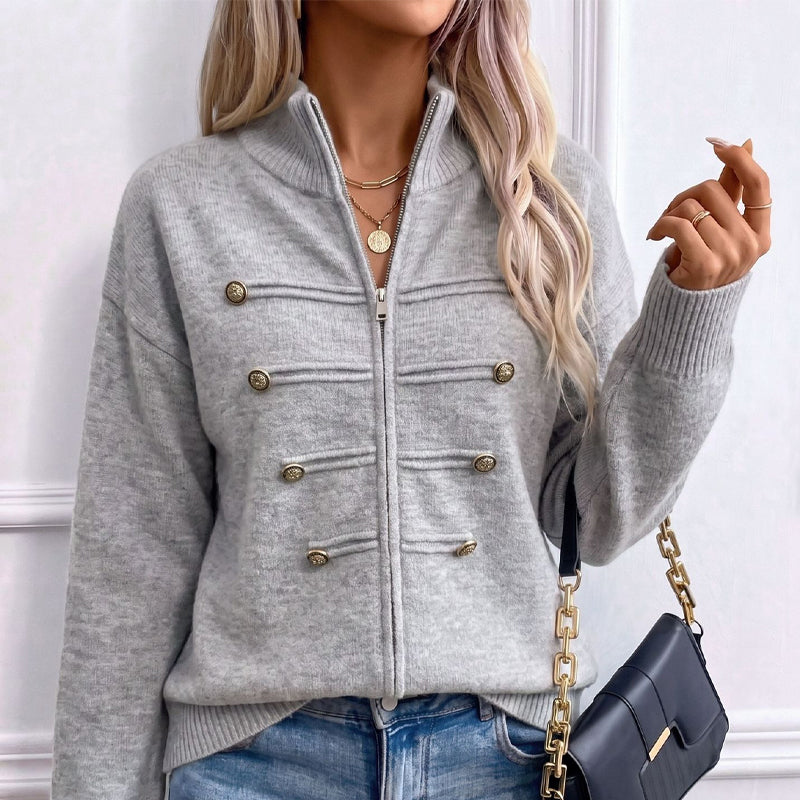Amber Zip Cardigan