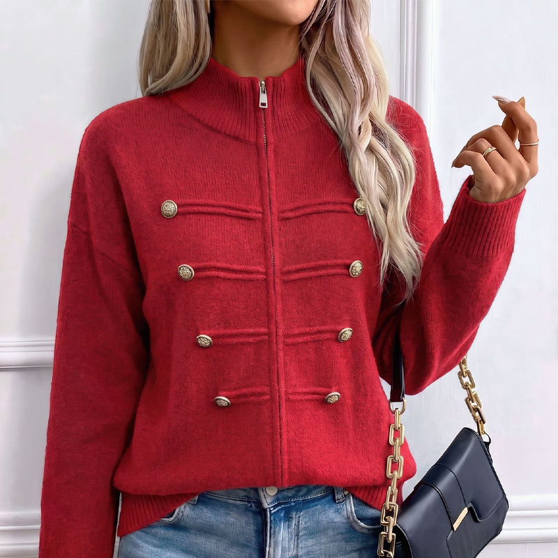 Amber Zip Cardigan