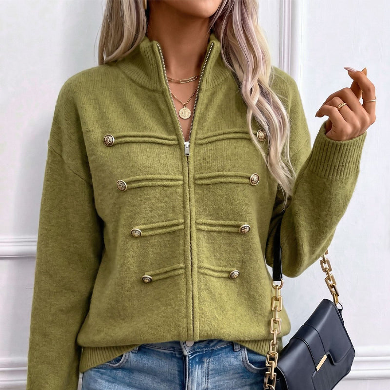 Amber Zip Cardigan