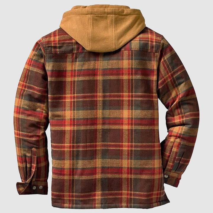 Spencer Plaid Hooded Jacket