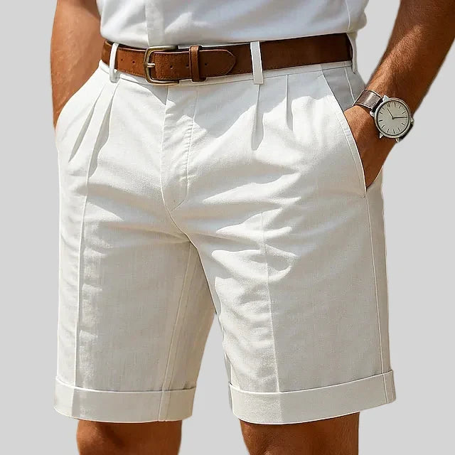 Grant Tailored Pleated Shorts