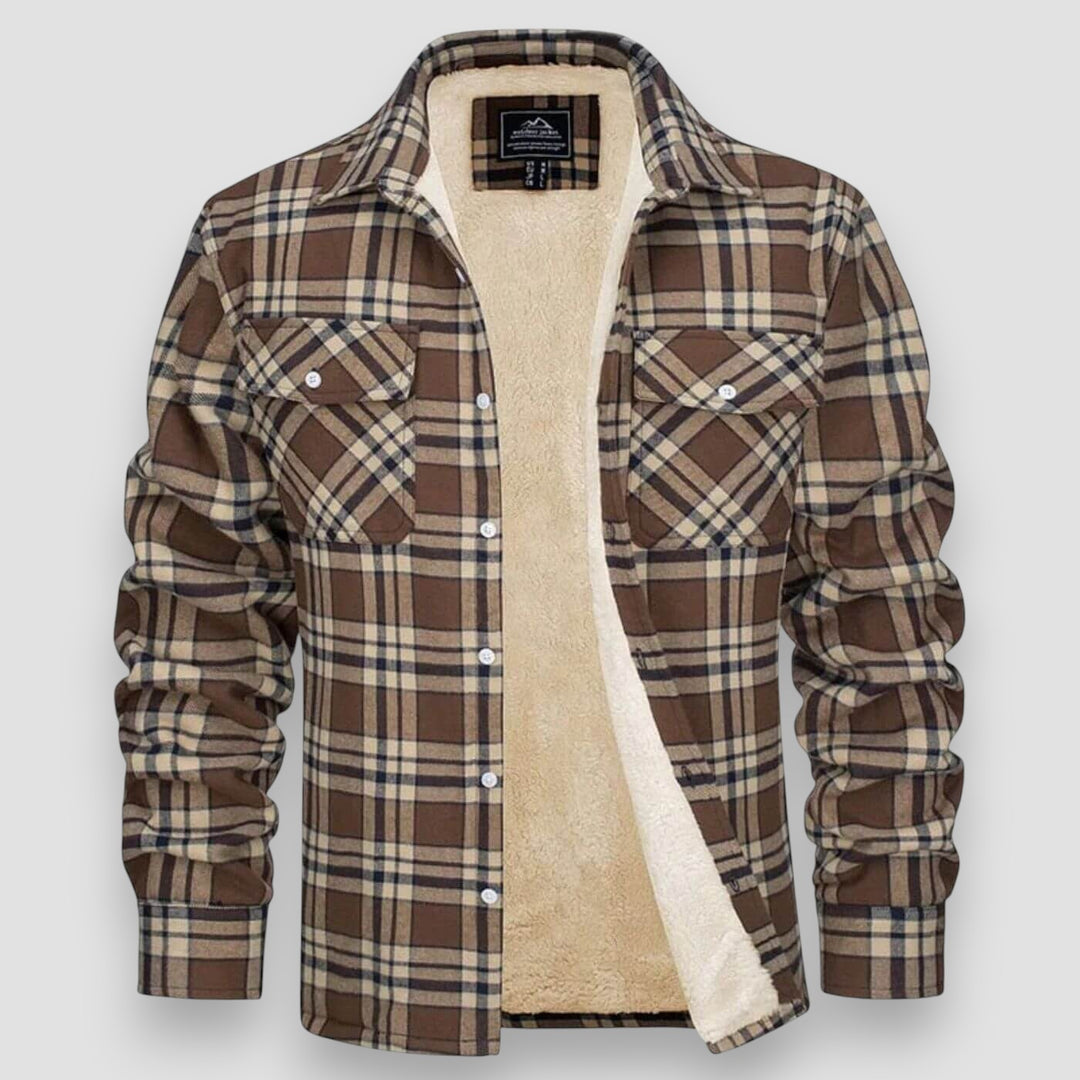 Blaine Plaid Shirt Jacket