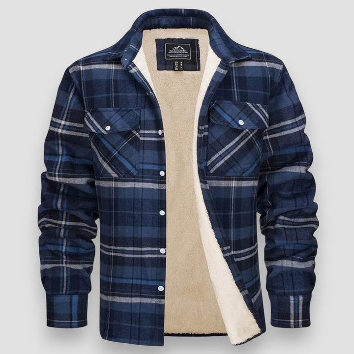 Blaine Plaid Shirt Jacket
