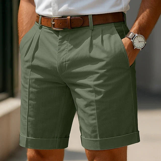 Grant Tailored Pleated Shorts